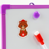 Магнитная маркерная доска на новый год «Я учусь рисовать. Зимние рисунки» Магнитная маркерная доска на новый год «Я учусь рисовать. Зимние рисунки»