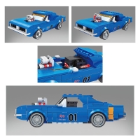 Конструктор Гонка &laquo;Мустанг&raquo;, световые эффекты, 317 деталей