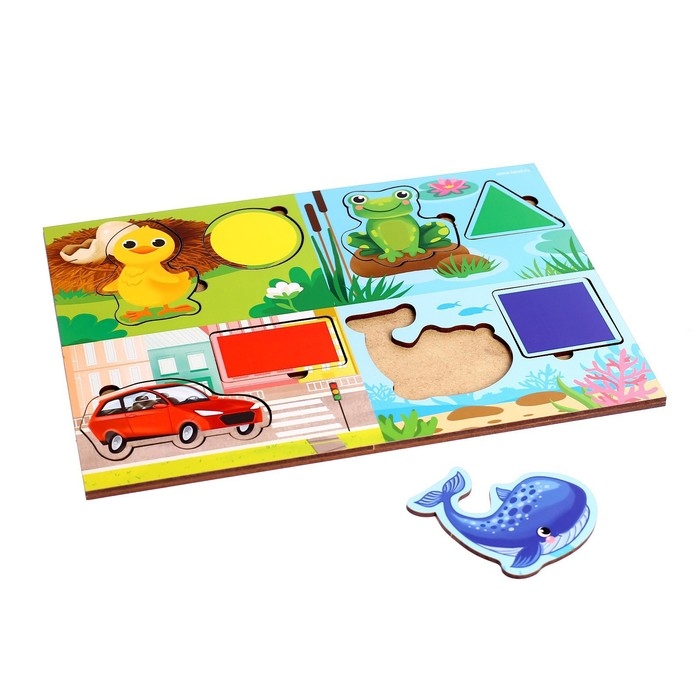 Головоломка с аппликациями &laquo;&lrm;Формы и цвета&raquo;&lrm;