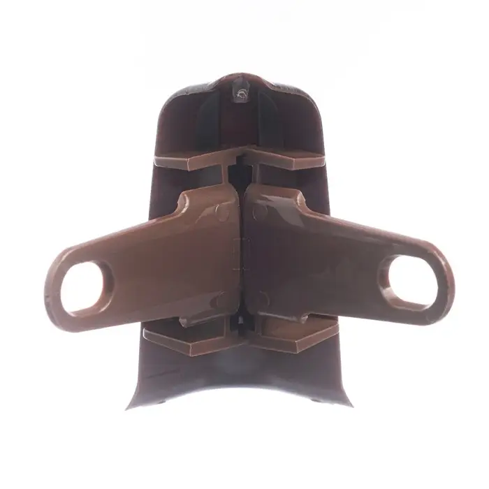 Угол наружный (внешний) &laquo;Деконика&raquo;, с крепежом для плинтуса, 55 мм, 303 венге темный