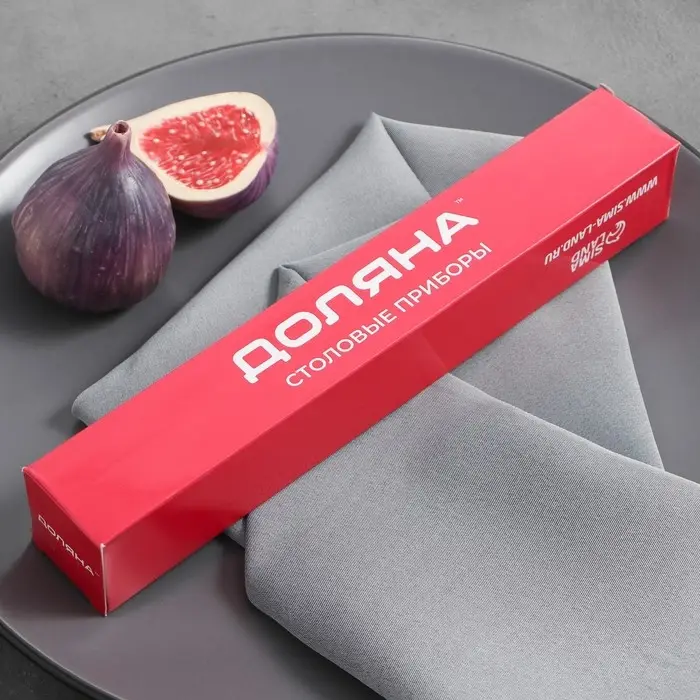 Нож столовый из нержавеющей стали Доляна &laquo;Нордик&raquo;, длина 20.2 см, толщина 2 мм, цвет серебряный