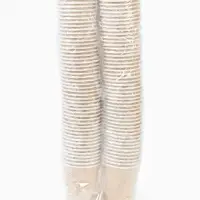 МП Стакан бумажный "Крафт" 250 мл, диаметр 80 мм (100 шт.)