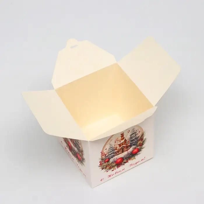 Коробка подарочная складная &laquo;Церковь&raquo;, 12&times;12&times;12 см