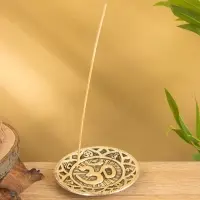 Подставка под благовония "ОМ" алюминий