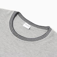 Джемпер мужской короткий рукав MINAKU REGULAR FIT: цвет серый меланж, р-р 46