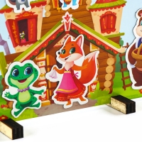 Набор развивающих магнитов. Театр по мотивам русской народной сказки &laquo;Теремок&raquo;