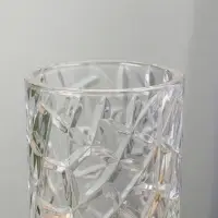 Ваза стекло настольная "Шерри" геометрия, 29х11,5 см, прозрачный