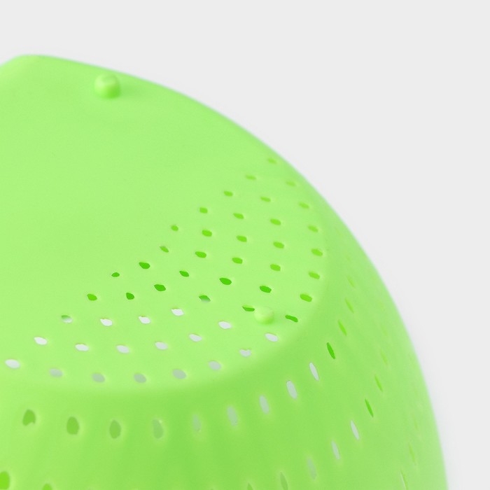 Дуршлаг кухонный Доляна &laquo;Сердце&raquo;, d=20 см, с ручками, цвет МИКС