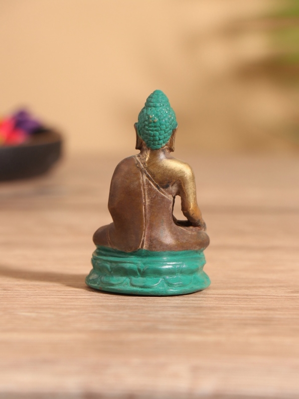 Сувенир бронза "Будда" 3х4х6 см