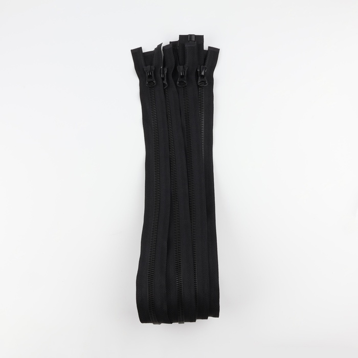 Молния &laquo;Трактор&raquo;, №7, разъёмная, замок автомат, 80 см, цвет чёрный, цена за 1 штуку