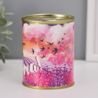 Носки в банке "С 8 Марта" (внутри носки женские, цвет белый) Носки в банке "С 8 Марта" (внутри носки женские, цвет белый)