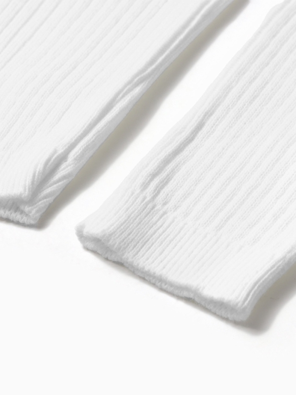 Костюм детский вязаный (кофта и брюки) MINAKU, цвет белый, рост 110 см