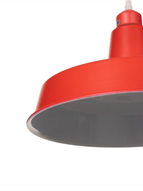 Светильник Ronald 1х40Вт Е27 пр-1м алый 36х36х15см