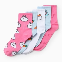 Набор женских носков KAFTAN "Самой милой" 5 пар, размер 35-38