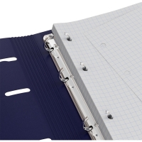 Тетрадь на кольцах A5 120 листов, в клетку, BG Base, с резинкой