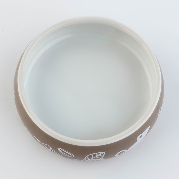 Миска керамическая &laquo;Вкусняшки&raquo;, 80 мл, для грызунов