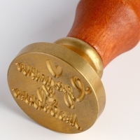 Сургучная печать &laquo;Сделано с любовью&raquo;, 12.5 х 4 х 4 см