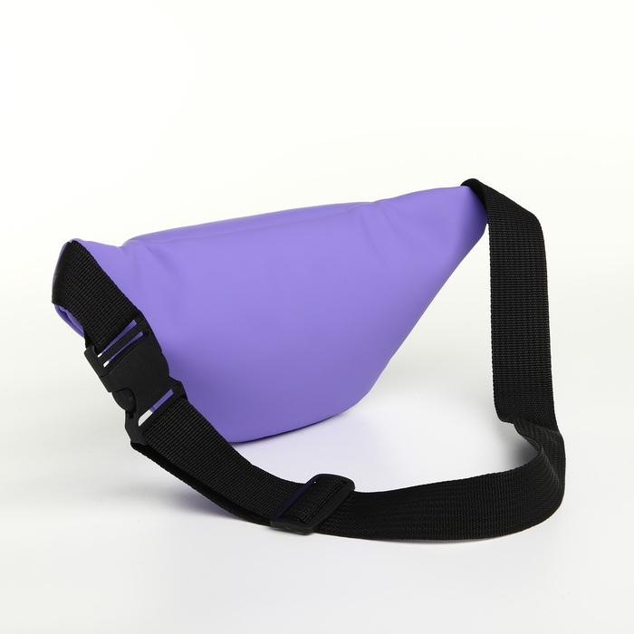 Сумка поясная на молнии, цвет сиреневый Сумка поясная на молнии, цвет сиреневый