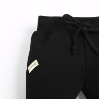 Костюм: толстовка и брюки Крошка, Я BASIC LINE, рост 80-86 см, черный