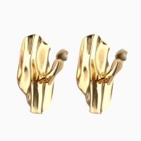 Клипсы &laquo;Тренд&raquo; круг, цвет золото