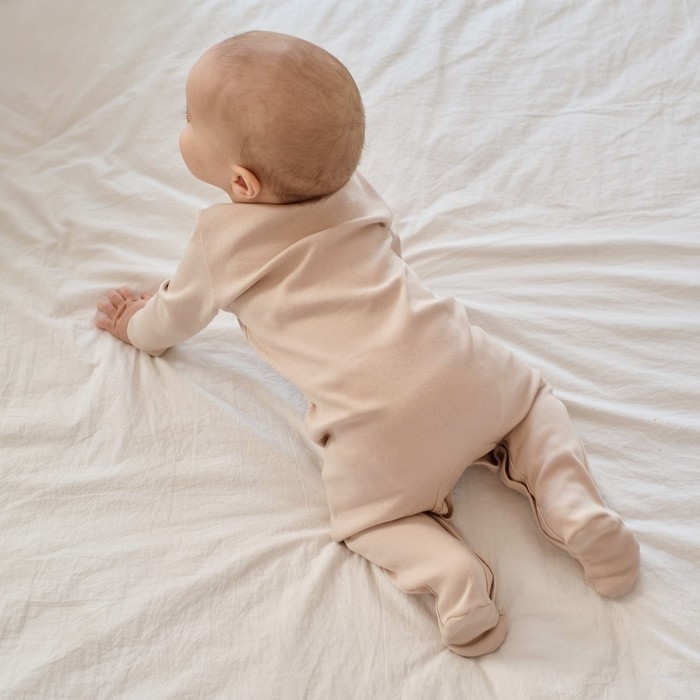 Комбинезон детский MINAKU, цвет бежевый, рост 80-86 см