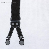 Боди Крошка Я "Подтяжки" рост 68-74 см Боди Крошка Я "Подтяжки" рост 68-74 см