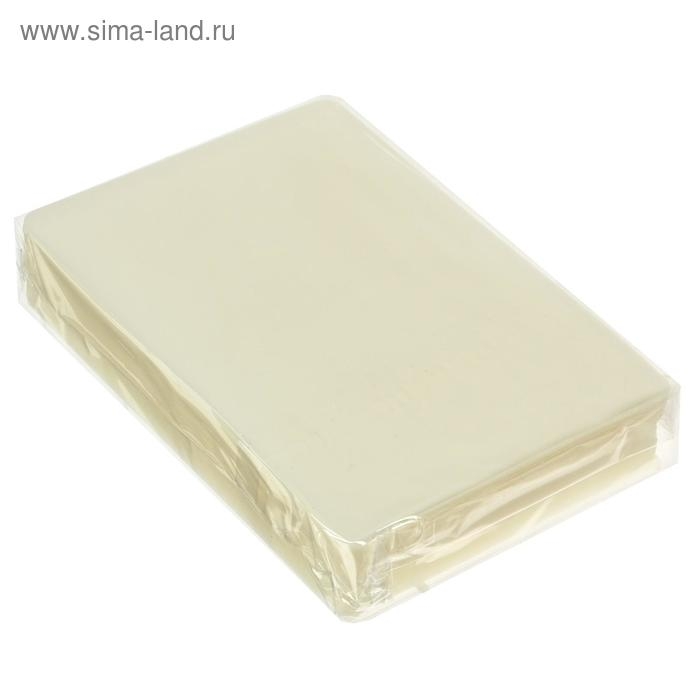 Пленка для ламинирования A7 80х111 мм, 100 мкм, 100 штук, глянцевые, Гелеос