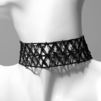 Чокер &laquo;Госпожа&raquo;, цвет чёрный, 33 см