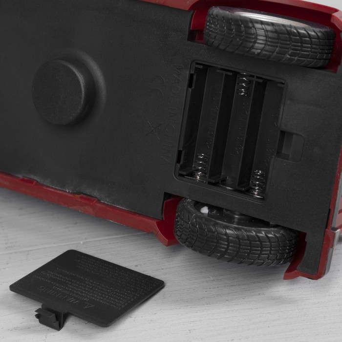 Светодиодная фигура &laquo;Машина с эльфами&raquo; 28 &times; 17 &times; 12 см, пластик, батарейки ААх3 (не в комплекте), USB, свечение тёплое белое