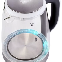 Чайник HYK-G8880 2л. 2200Вт серый серебристый