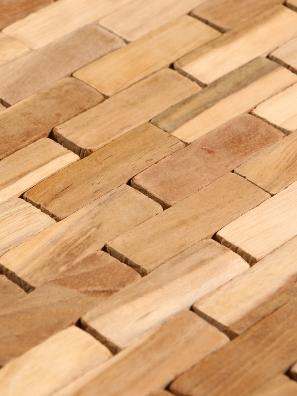 Коврик из тикового дерева, 40х30х0,7 см