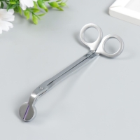 Ножницы для свечей нержавеющая сталь серебристые 6х17 см Ножницы для свечей нержавеющая сталь серебристые 6х17 см