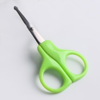Ножницы детские, маникюрные, цвет салатовый Ножницы детские, маникюрные, цвет салатовый