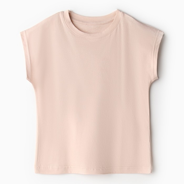 Пижама для девочки (футболка и шорты) MINAKU, цвет бежевый, рост 134 см Пижама для девочки (футболка и шорты) MINAKU, цвет бежевый, рост 134 см