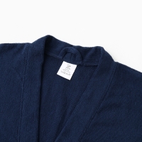 Халат мужской Экономь и Я, цв. тёмно-синий, р-р 56-58, 100% хл, 340 г/м2