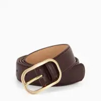 Ремень жен 05-01-01-01, Июнь2512, 3*0,3*110 см, без винта, пряж золото, 1 прокол, коричневый   10903