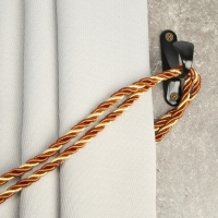 Крючок для штор CAPPIO KS101, однорожковый, цвет черный, 2 шт. Крючок для штор CAPPIO KS101, однорожковый, цвет черный, 2 шт.