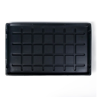 Поддон для рассады, 53 &times; 33 &times; 4.7 см, пластик, чёрный, Greengo