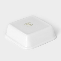 Форма для запекания фарфоровая квадратная &laquo;Бельё&raquo;, 11&times;11 см