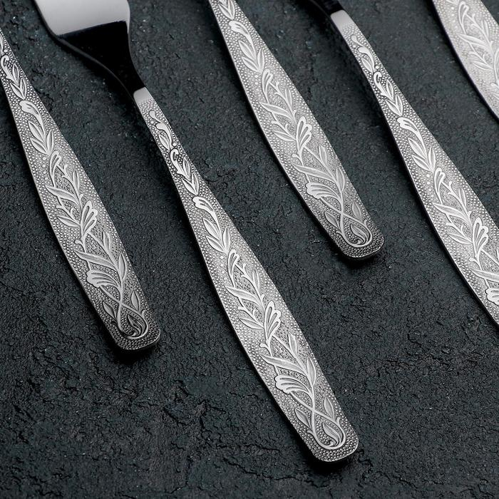 Набор столовых вилок «Уралочка», h=20 см, толщина 2 мм, 6 шт, цвет серебряный Набор столовых вилок «Уралочка», h=20 см, толщина 2 мм, 6 шт, цвет серебряный