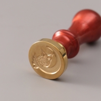 Сургучный набор "Сова на луне" печать, ручка, сургуч 12,5х10х3,6 см