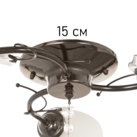 Люстра "Том" 3х40Вт Е27 черный хром 56х56х26см Люстра "Том" 3х40Вт Е27 черный хром 56х56х26см