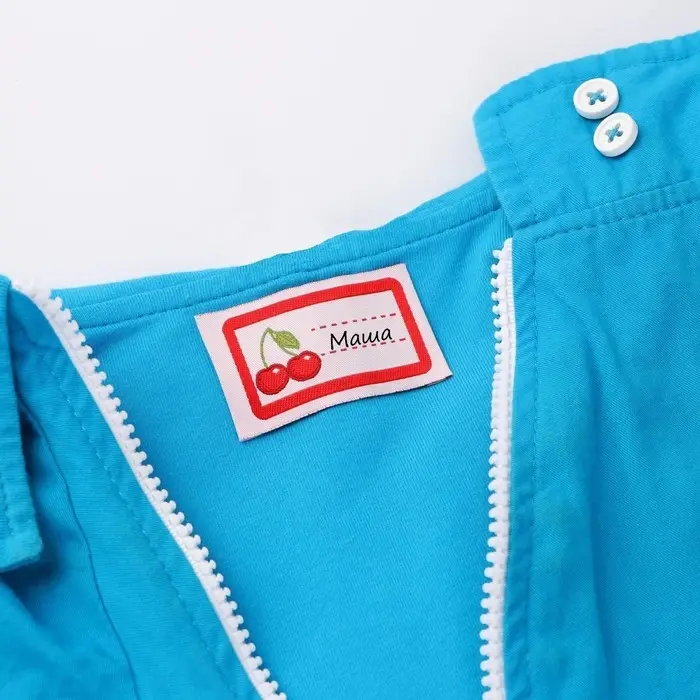 Нашивка &laquo;Вишенки&raquo;, 5.5&times;3.2 см, 10 шт., красная