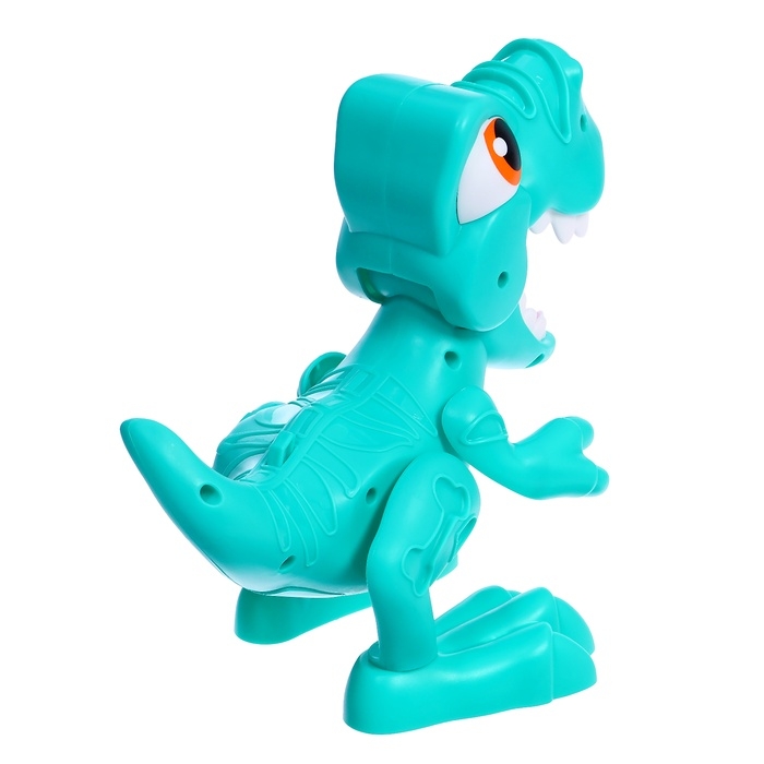 Набор для игры с мягким пластилином &laquo;Диномир&raquo;, 6 баночек с массой для лепки, 5 форм