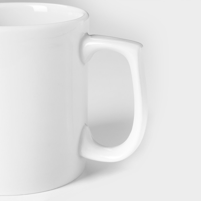 Кружка фарфоровая &laquo;Евро&raquo;, 350 мл