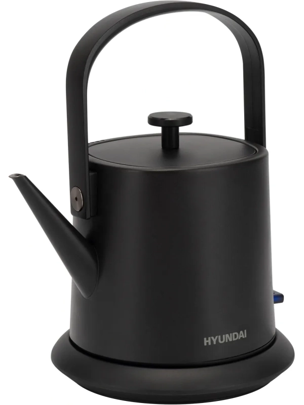 Чайник HYK-S2042 0.6л. 1000Вт черный (металл)
