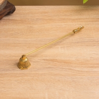 Гаситель для свечей &laquo;Колокольчик&raquo;, латунь, 25 см