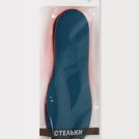 Стельки для обуви, универсальные, спортивные, р-р RU до 44 (р-р Пр-ля до 46), 28 см, пара, синий/красный Стельки для обуви, универсальные, спортивные, р-р RU до 44 (р-р Пр-ля до 46), 28 см, пара, синий/красный