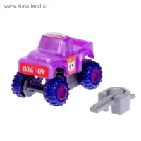 Конструктор &laquo;Джип&raquo; с запуском, 12 деталей, МИКС