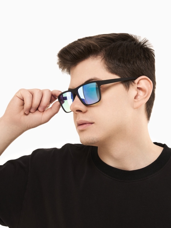 Очки солнечные, uv 400, ширина 14.7 см, дужка 14.5 см, линза 5.2 х 4.1 см